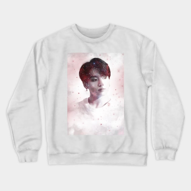 BTS Kookie (red galaxy exposure) | BTS Army kpop gift Crewneck Sweatshirt by Vane22april